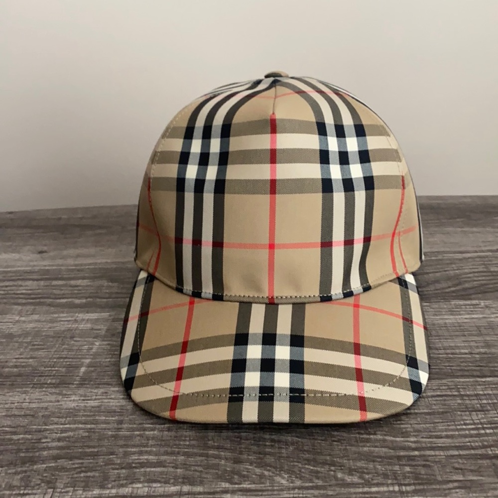 Burberry Trucker/Vintage Check Baseball Cap